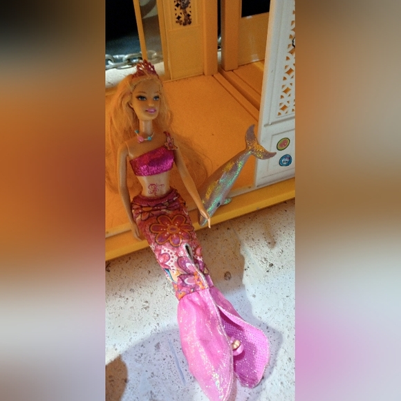Barbie in a Mermaid Tail Barbie Merliah Doll & Zuma the dolphin toy - Picture 4 of 15